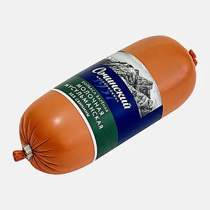 Колбаса Молочная Мусульманская вареная 450г