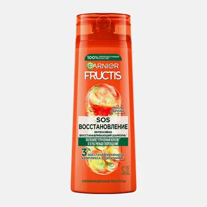 Шампунь для волос Garnier Fructis Укрепляющий SOS Восстановление для поврежденных волос 250мл