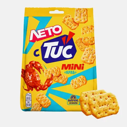 Крекер Mini со вкусом краба Tuc 110г