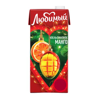 Изображение товара Напиток Любимый Апельсиновое манго 950мл