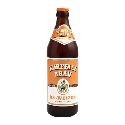 Пиво Kurpfalz Brau Ur-Weizen светлое нефильтрованное пастеризованное 5% 500мл