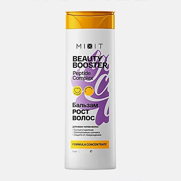 Бальзам-ополаскиватель для волос Mixit Peptide Complex Укрепляющий 400мл