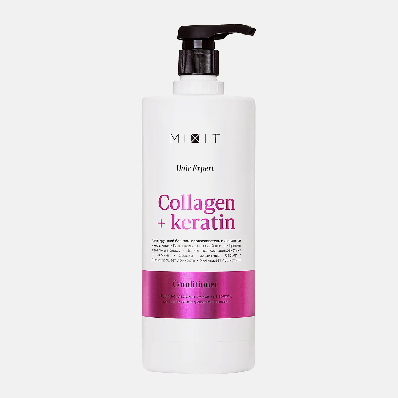 Кондиционер для волос Collagen+Keratin Mixit Hair Expert 1л