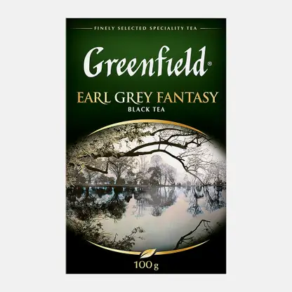 Чай черный Greenfield Earl Grey Fantasy с бергамотом 100г