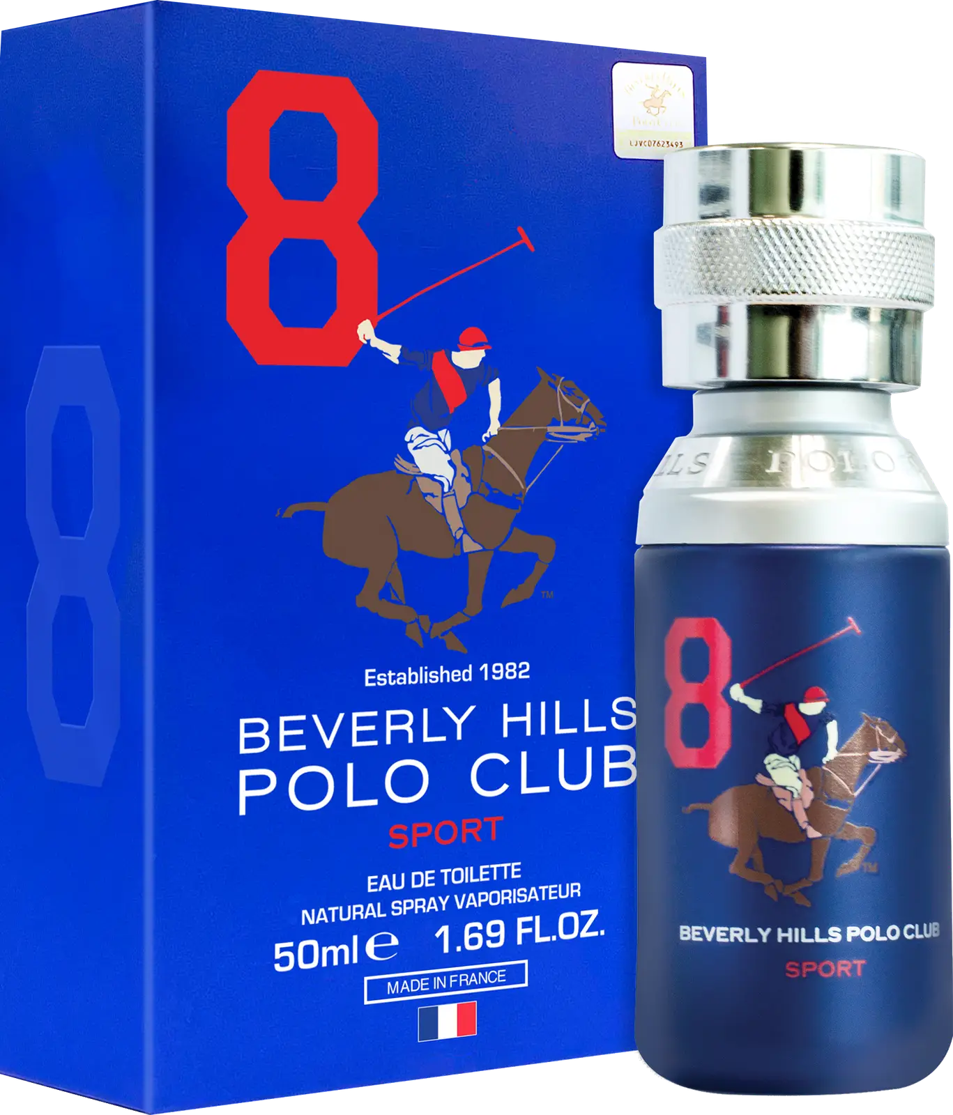 Туалетная вода Beverly Hills Polo Club Sport №8 мужская 50мл