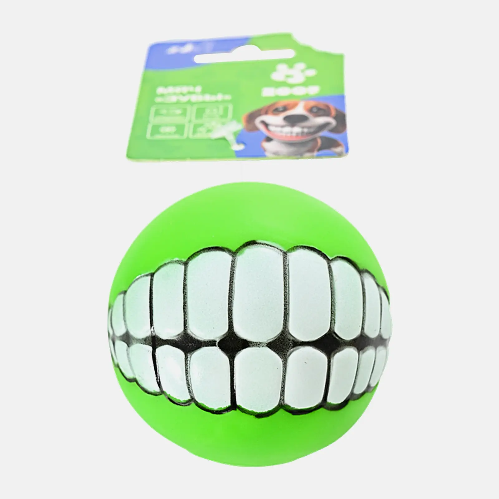 Игрушка для собак Мяч виниловый Зубы в ассортименте