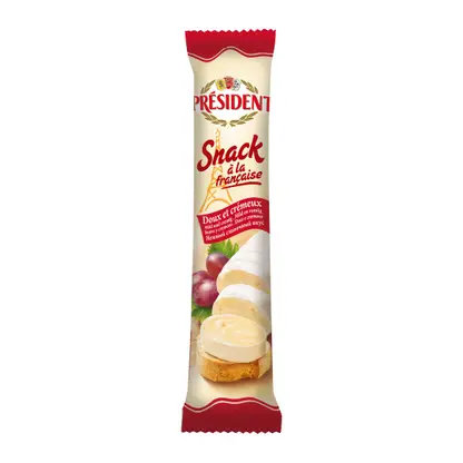Изображение товара Сыр President Snack a la Francaise мягкий с белой плесенью 60% 170г