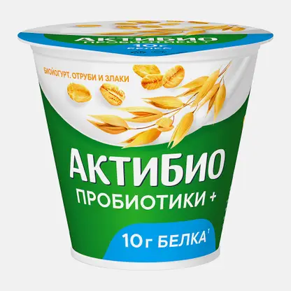 Биойогурт Актибио отруби злаки 2.9% 220г