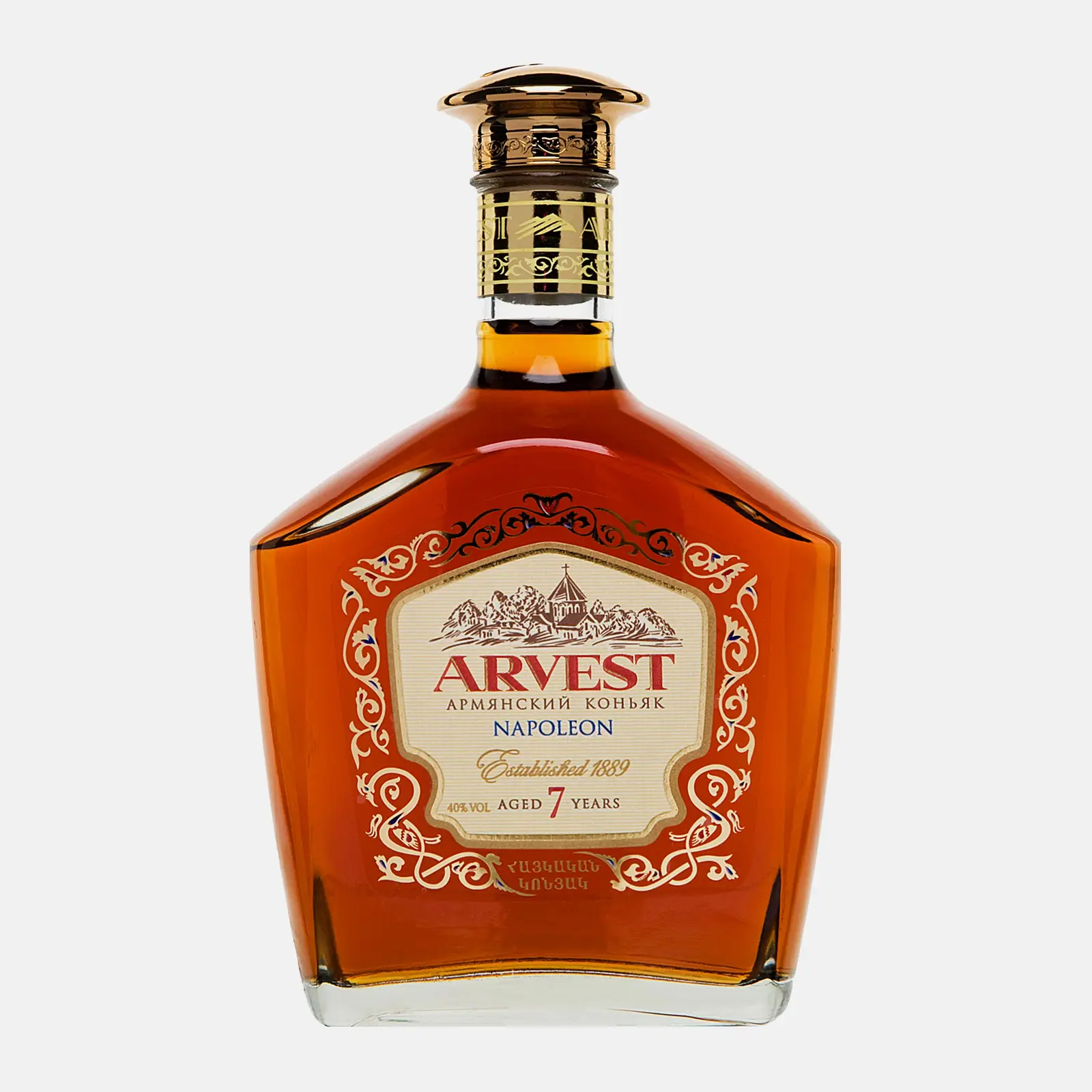 Коньяк Arvest Napoleon 7 лет 40% 500мл