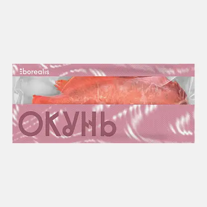 Окунь Borealis потрошеный без головы замороженный 650г