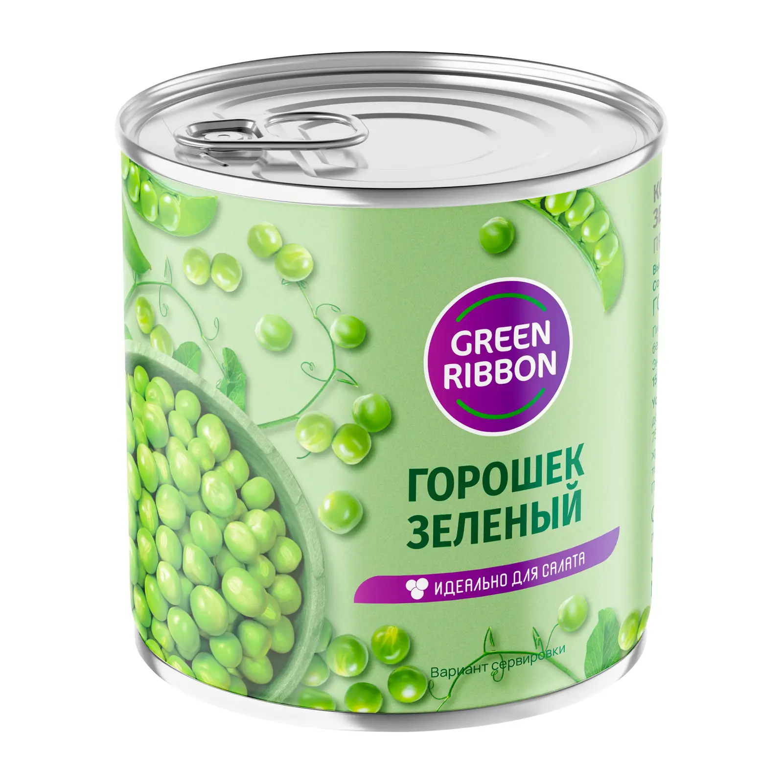 Изображение товара Горошек Green Ribbon Зеленый 400г - качественный и вкусный