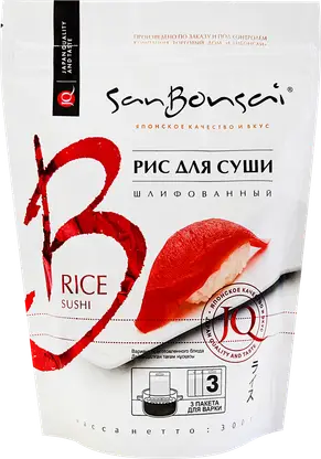 Рис для суши Sanbonsai 300г