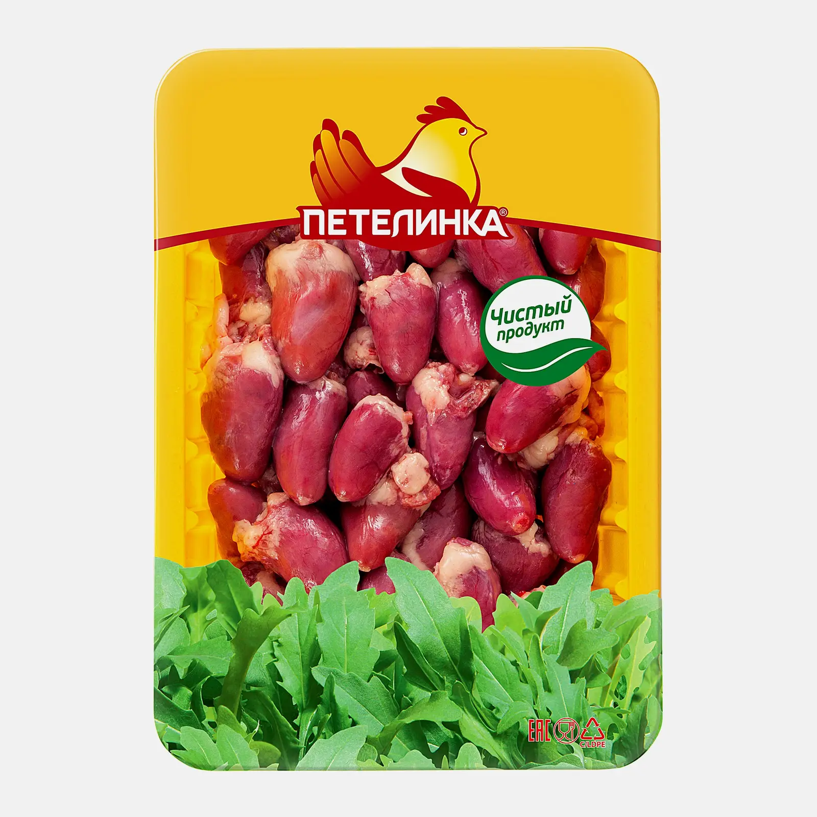Сердце цыпленка-бройлера Петелинка 500г