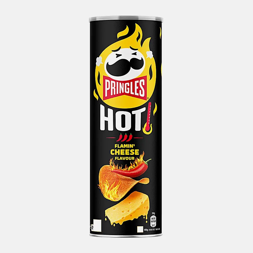 Изображение товара Чипсы Pringles Hot Картофельные острый сыр 160г