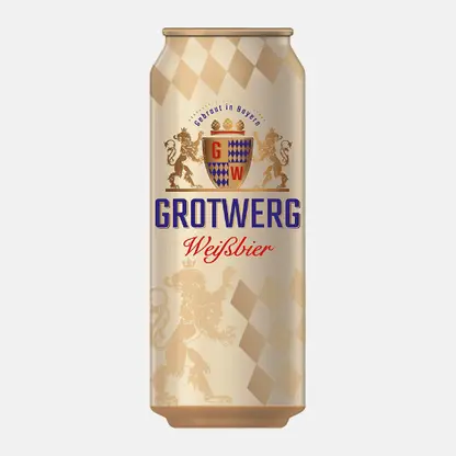 Пиво Grotwerg Weissbier светлое нефильтрованное 4.9% 500мл