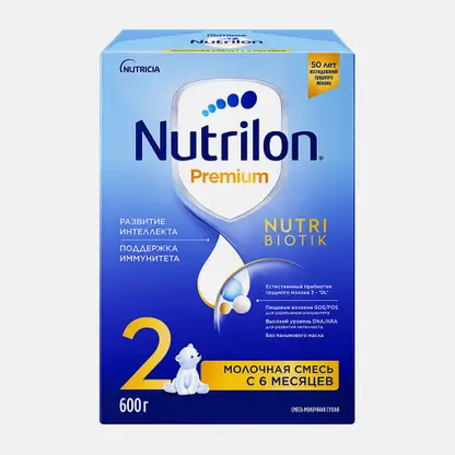 Смесь молочная сухая Nutrilon 2 Premium 600г