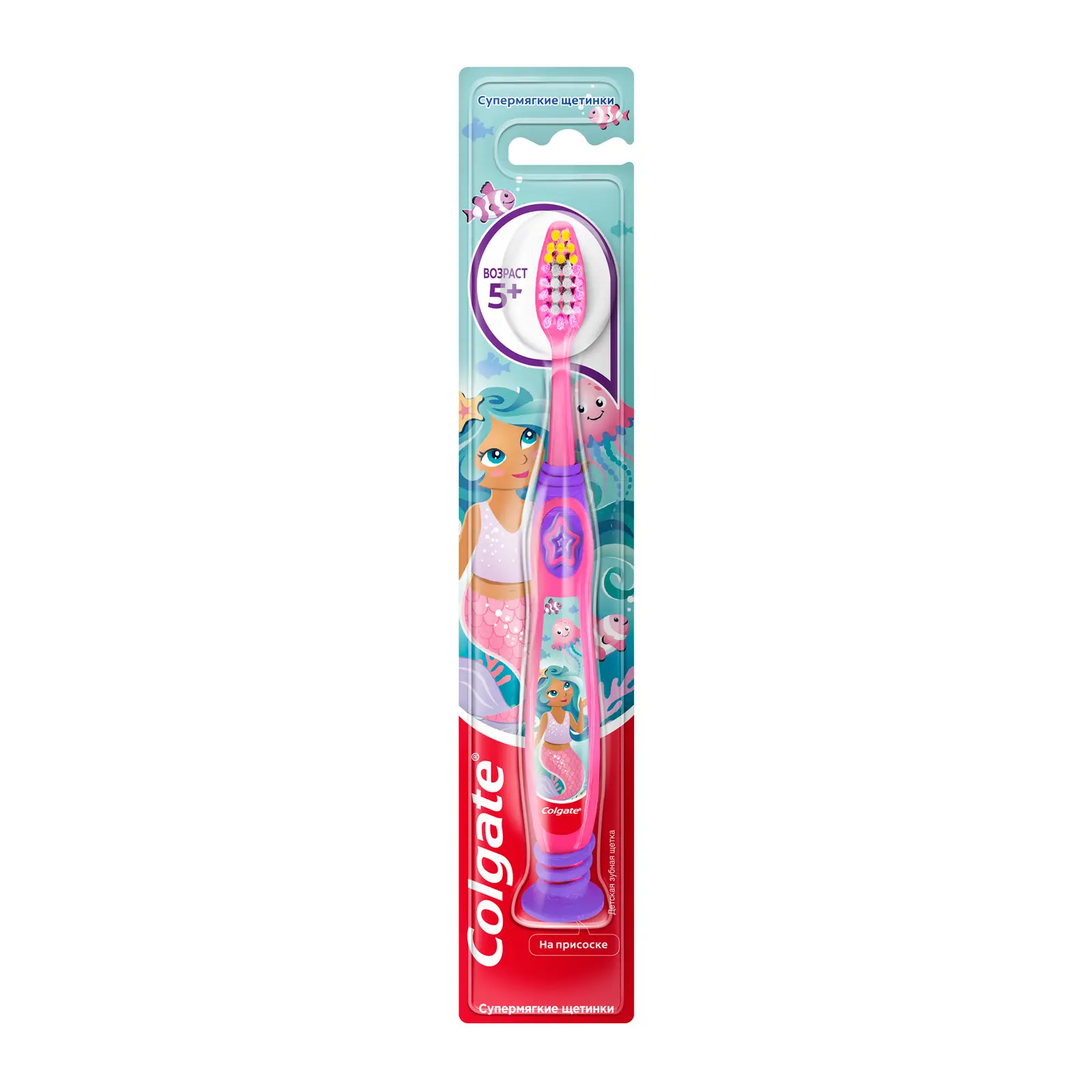 Изображение товара Зубная щётка Colgate Barbie StarSmile детская 5+ супермягкая 28г
