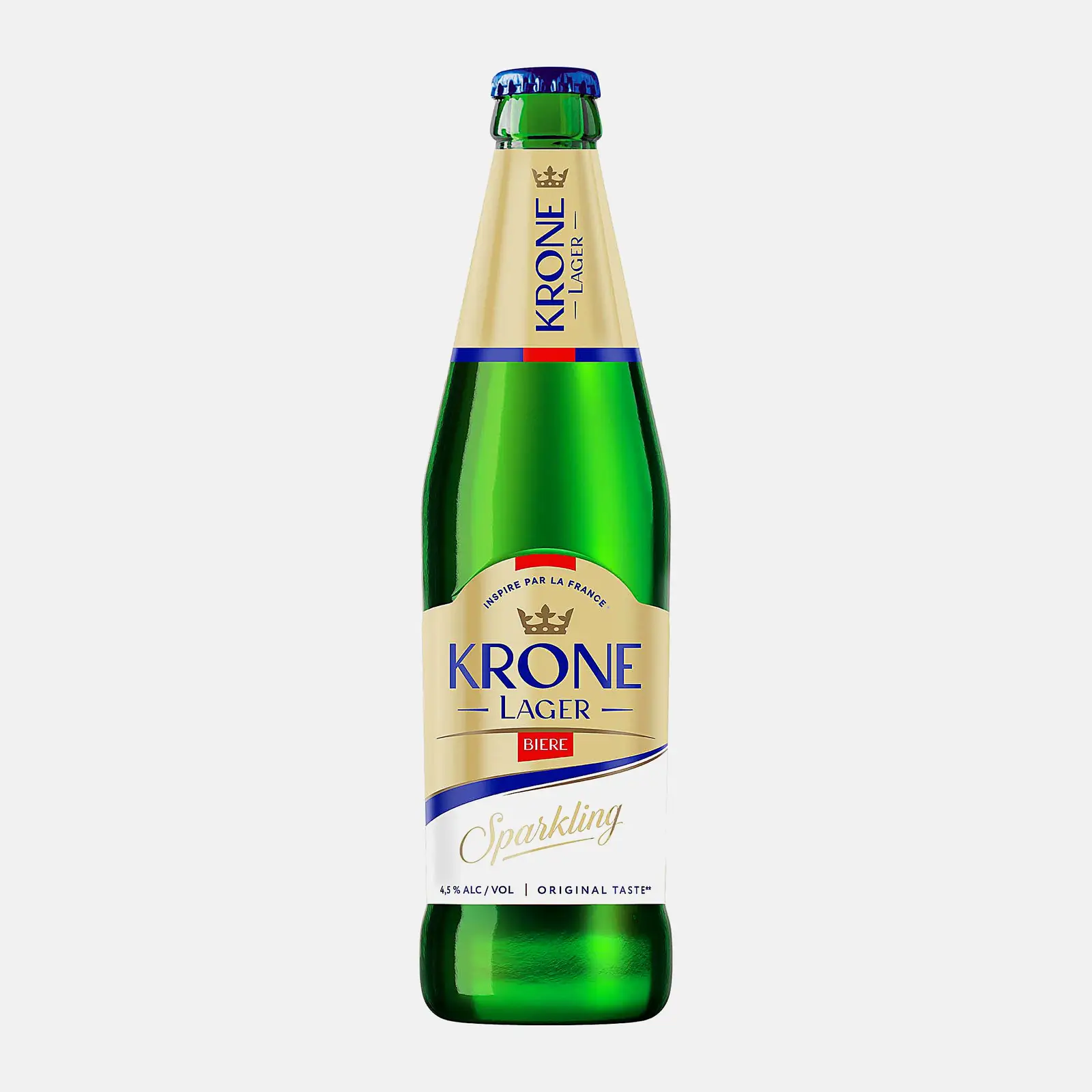 Пиво Krone Lager Biere светлое пастеризованное 4.7% 450мл