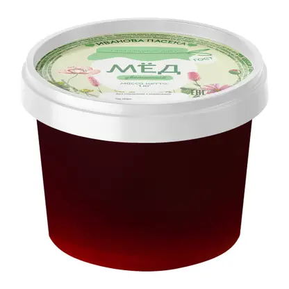 Изображение товара Мёд Иванова Пасека натуральный цветочный 1кг