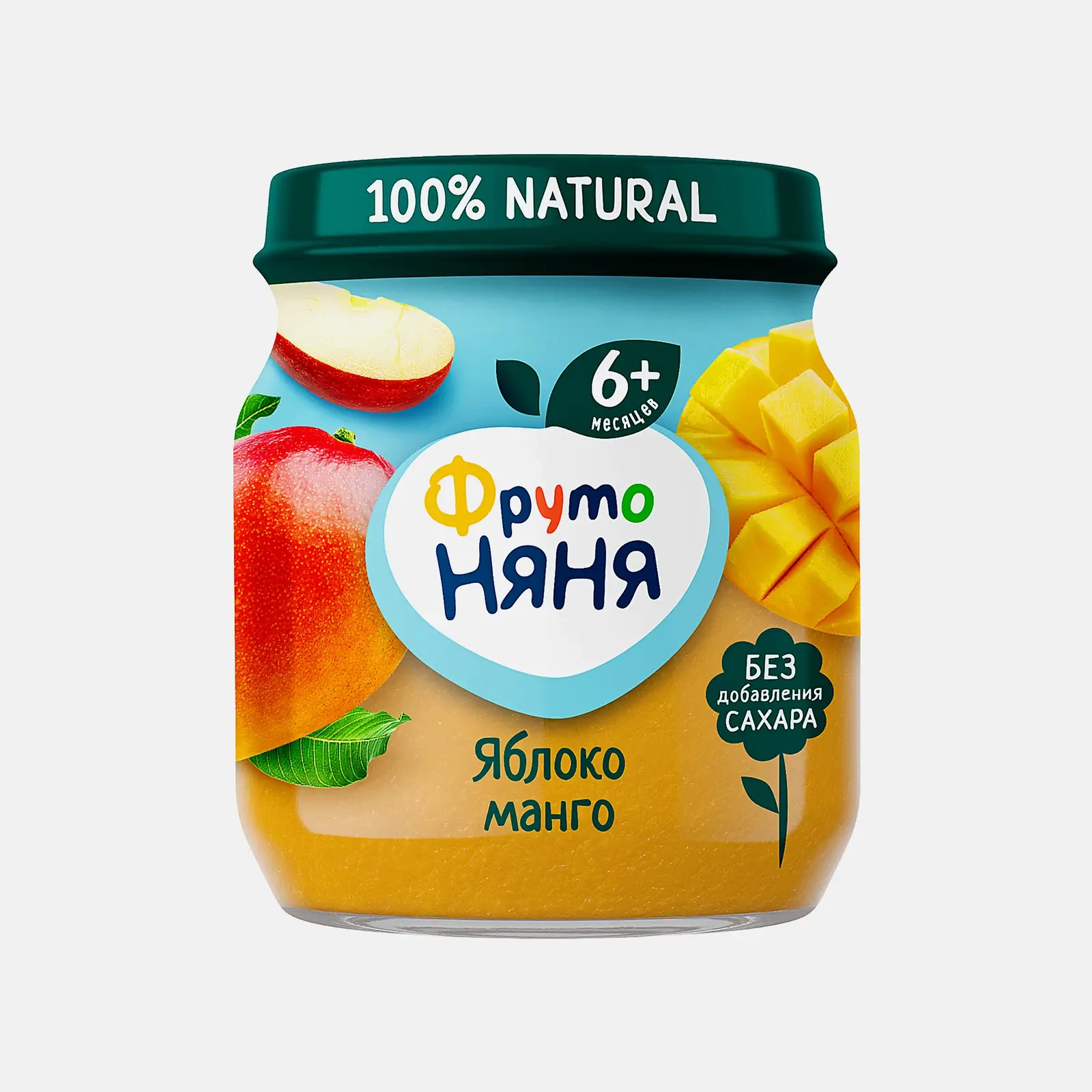 Пюре ФрутоНяня Яблоко манго 100г