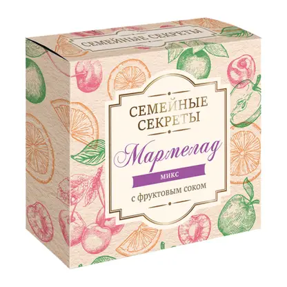 Изображение товара Мармелад Семейные секреты с добавлением сока 250г