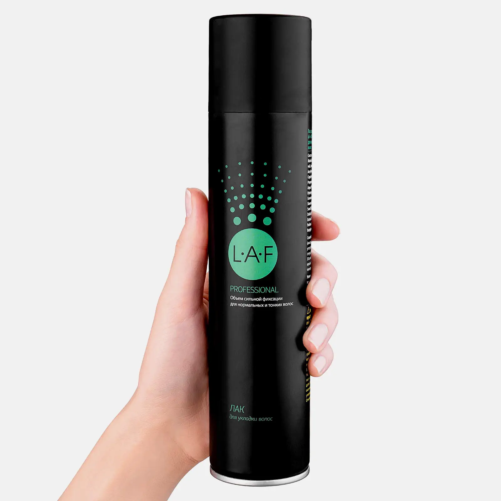 Лак для волос LAF Professional Объем сильной фиксации