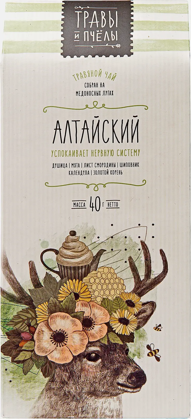 Травяной чай Травы и Пчелы Алтайский 40г