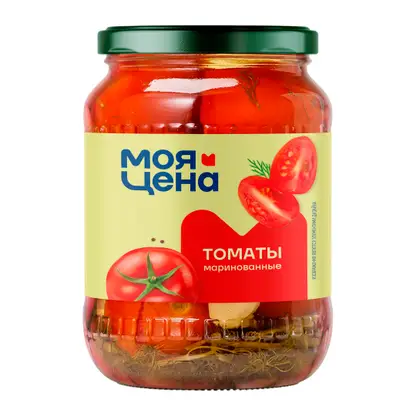 Изображение товара Томаты Моя цена маринованные 680г