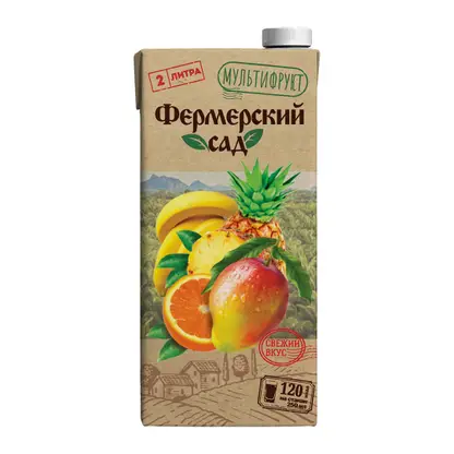 Изображение товара Нектар Фермерский Сад Мультифрукт 2л