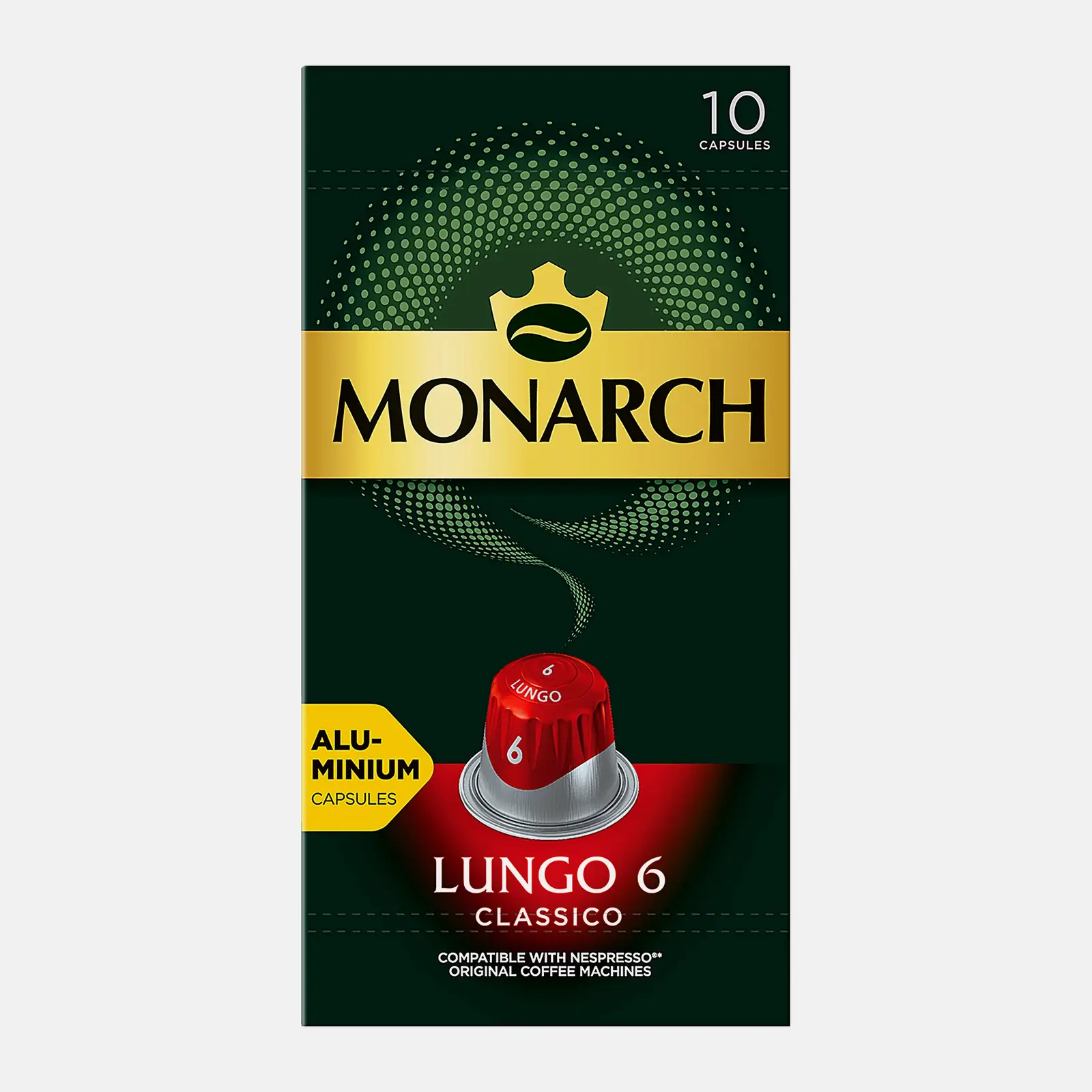Кофе в капсулах Лунго Классико Monarch 10шт Кофе в капсулах Лунго Классико Monarch 10шт