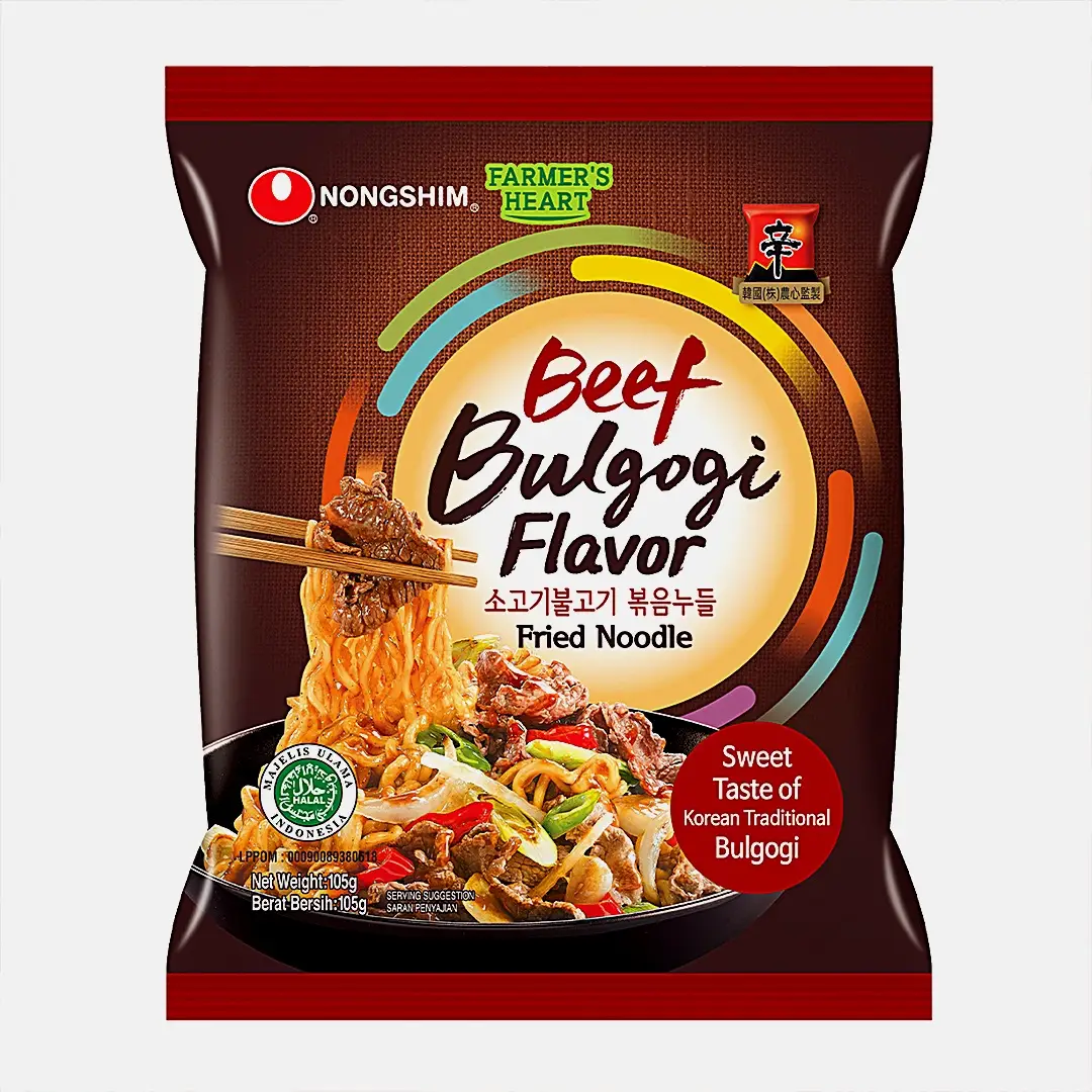 Лапша Nongshim Пулькоги со вкусом говядины 105г Лапша Nongshim Пулькоги со вкусом говядины 105г