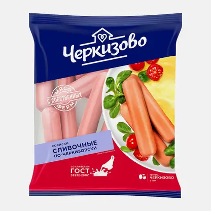 Сосиски Черкизово Сливочные по-черкизовски 650г