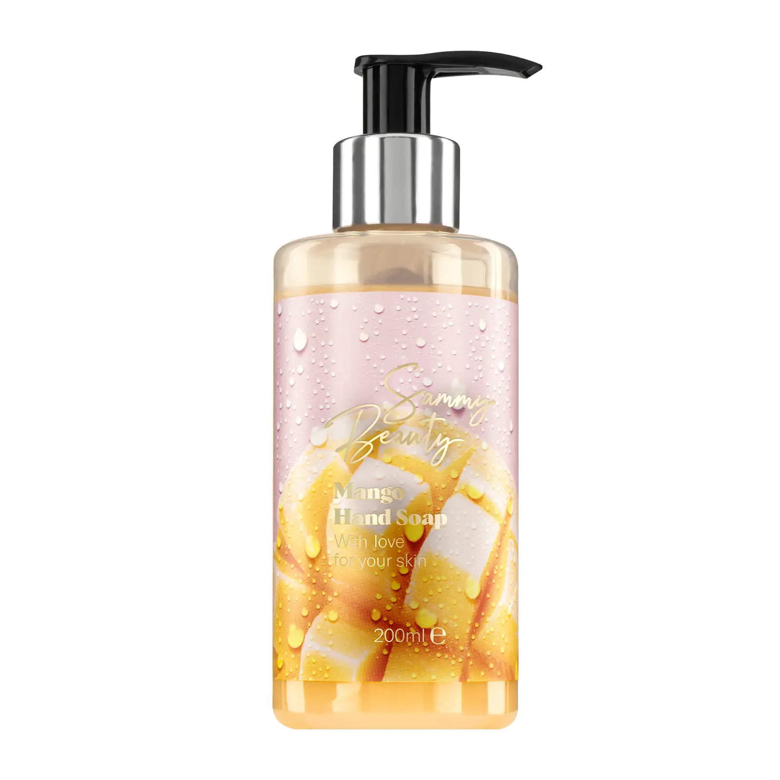 Мыло жидкое для рук Sammy Beauty Mango очищение питание увлажнение 200мл