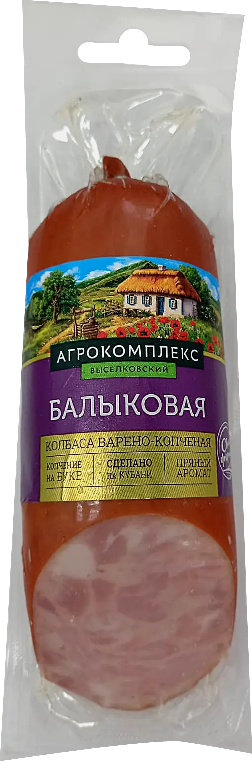 Колбаса Агрокомплекс Балыковая варено-копченая 300г