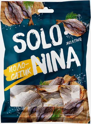 Желтый полосатик Solo Nina Солено-Сушеный весовой