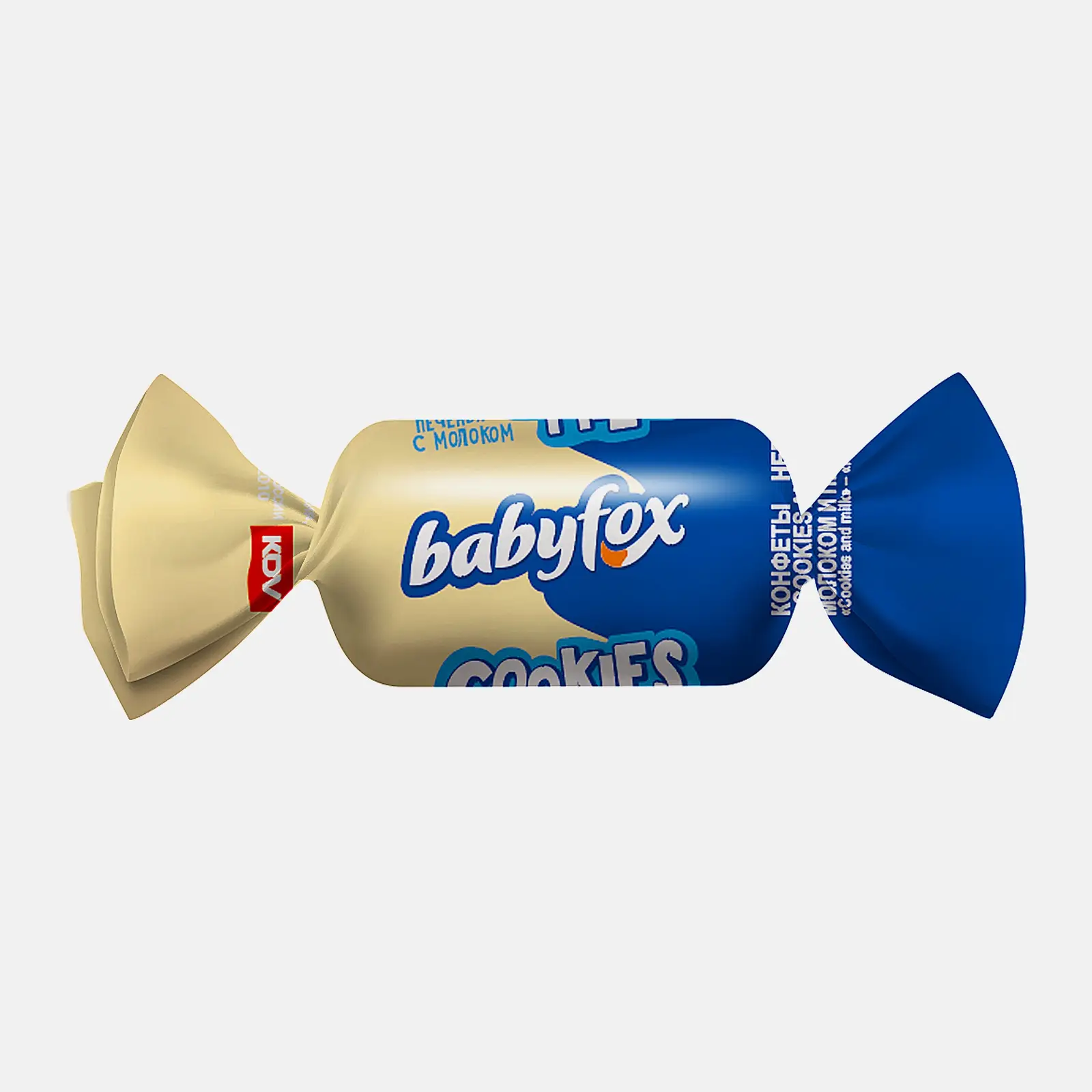 Изображение товара Конфеты Cookies and milk батончики Babyfox 300 г сладкое лакомство для всей семьи