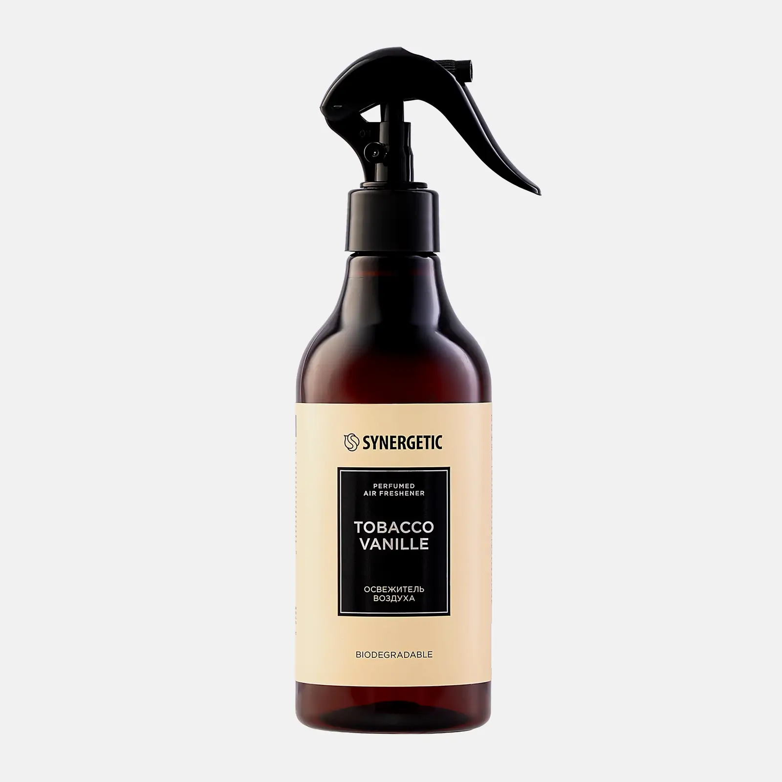 Изображение товара Освежитель воздуха Synergetic Tobacco Vanille 380 мл для устранения запахов