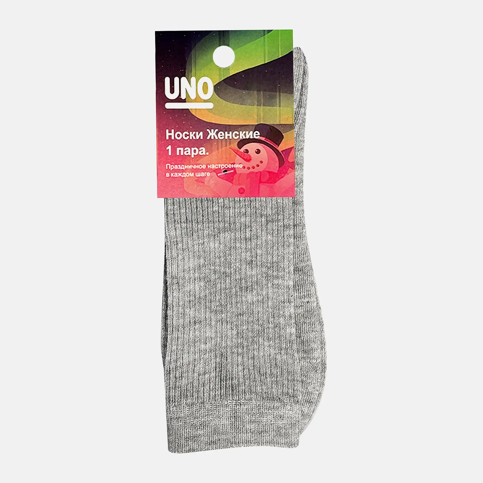 Женские носки серые р.23-25 Uno Konty