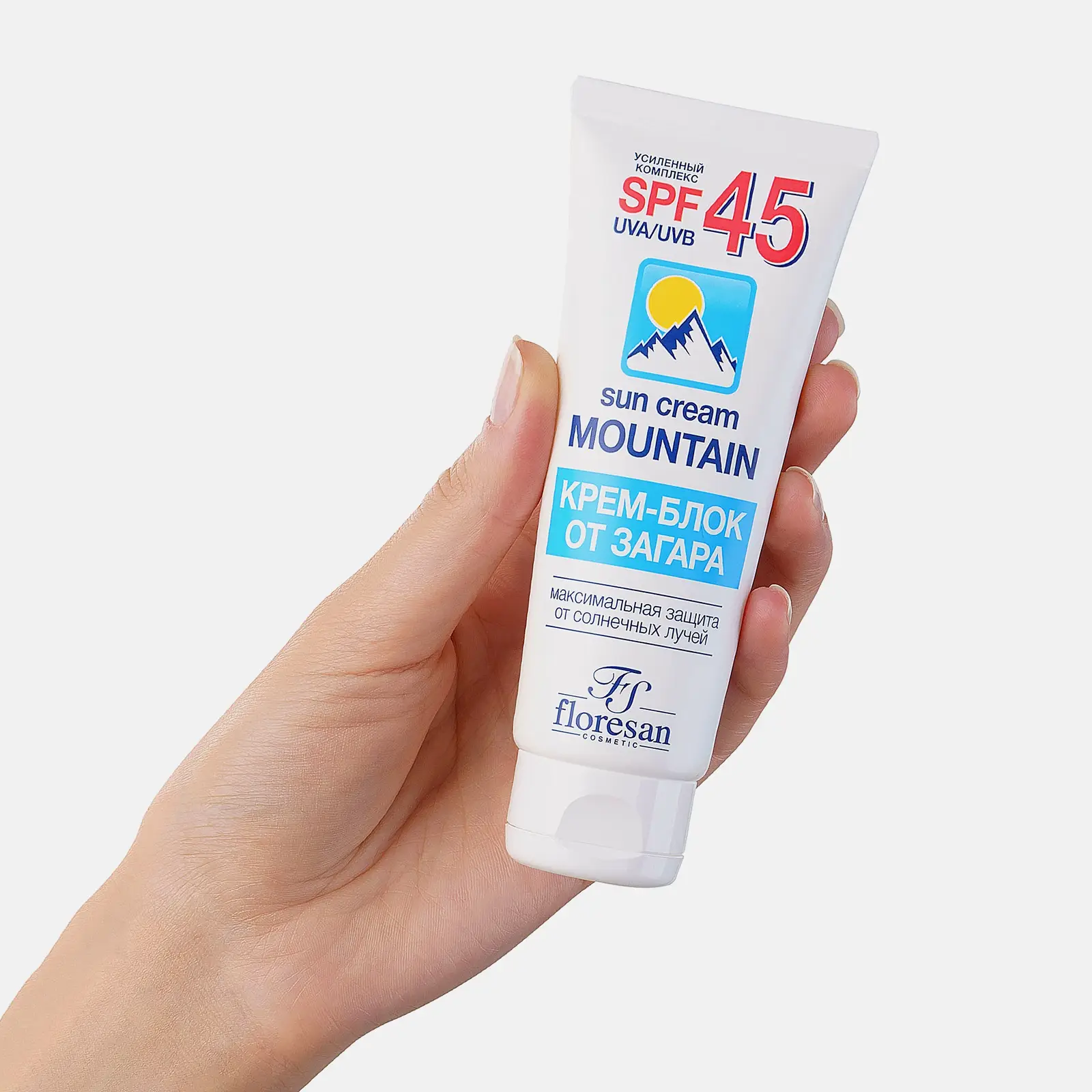 Крем-блок от загара Floresan водостойкий SPF45 60мл - фото 4
