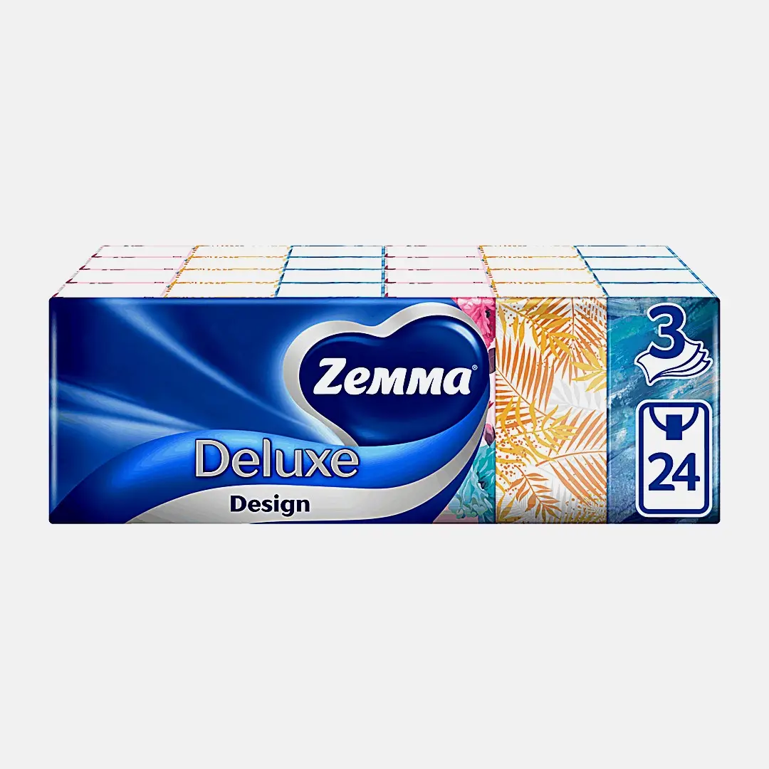 Носовые платки Deluxe Design Zemma 3 слоя 10шт