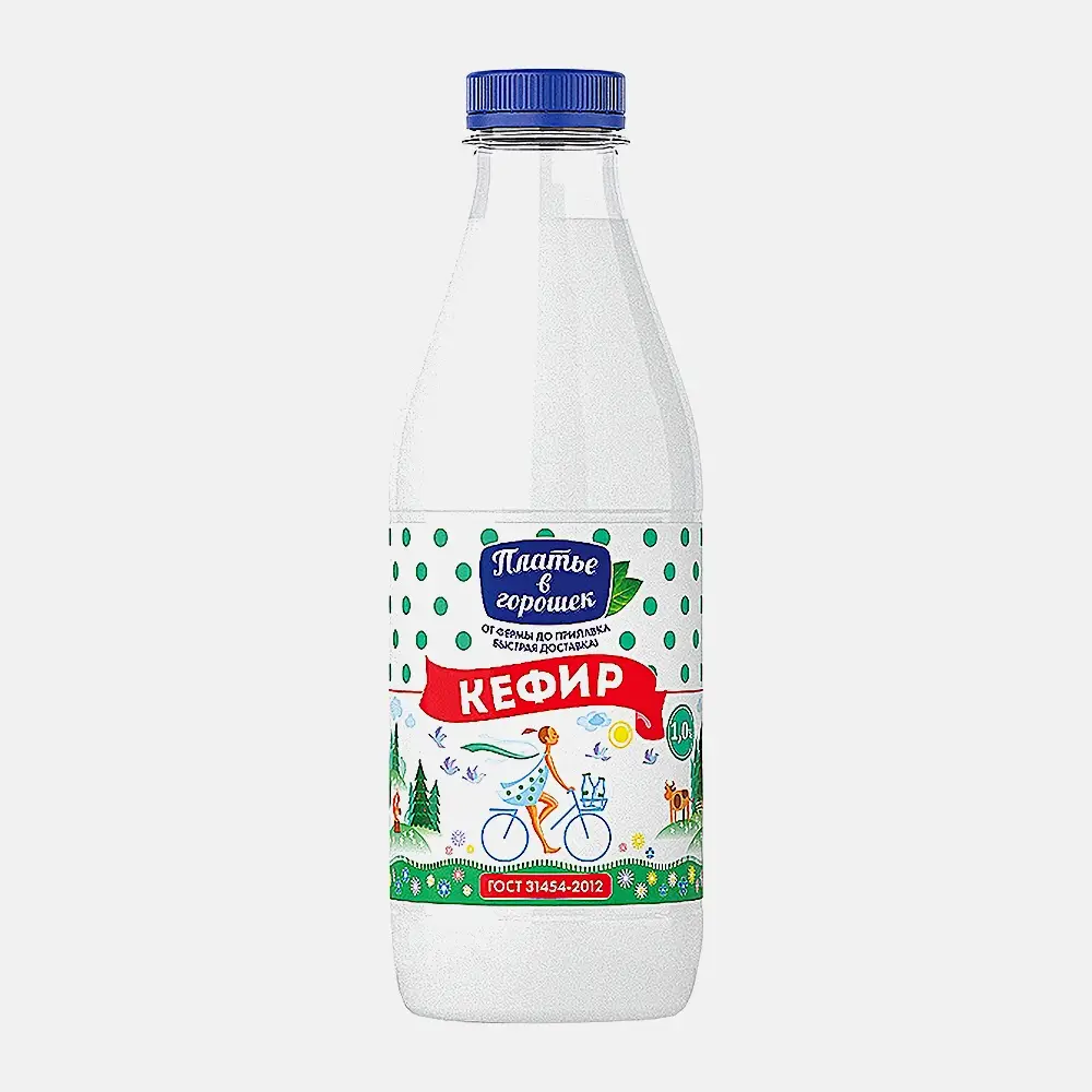 Кефир Платье в Горошек 1% 900г