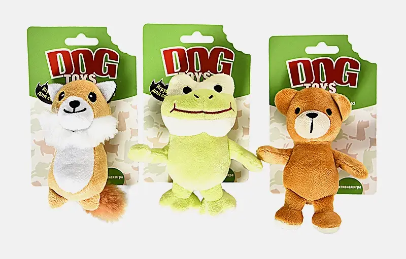 Изображение товара Мягкая игрушка для собак разных персонажей ассортимент