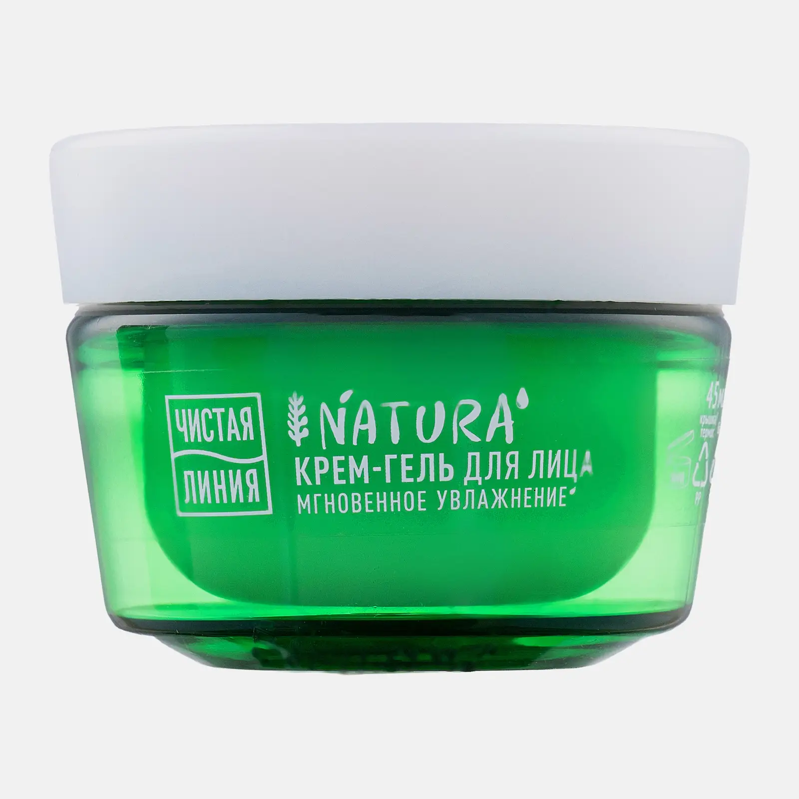 Увлажняющий крем-гель для лица Чистая линия Natura 45мл