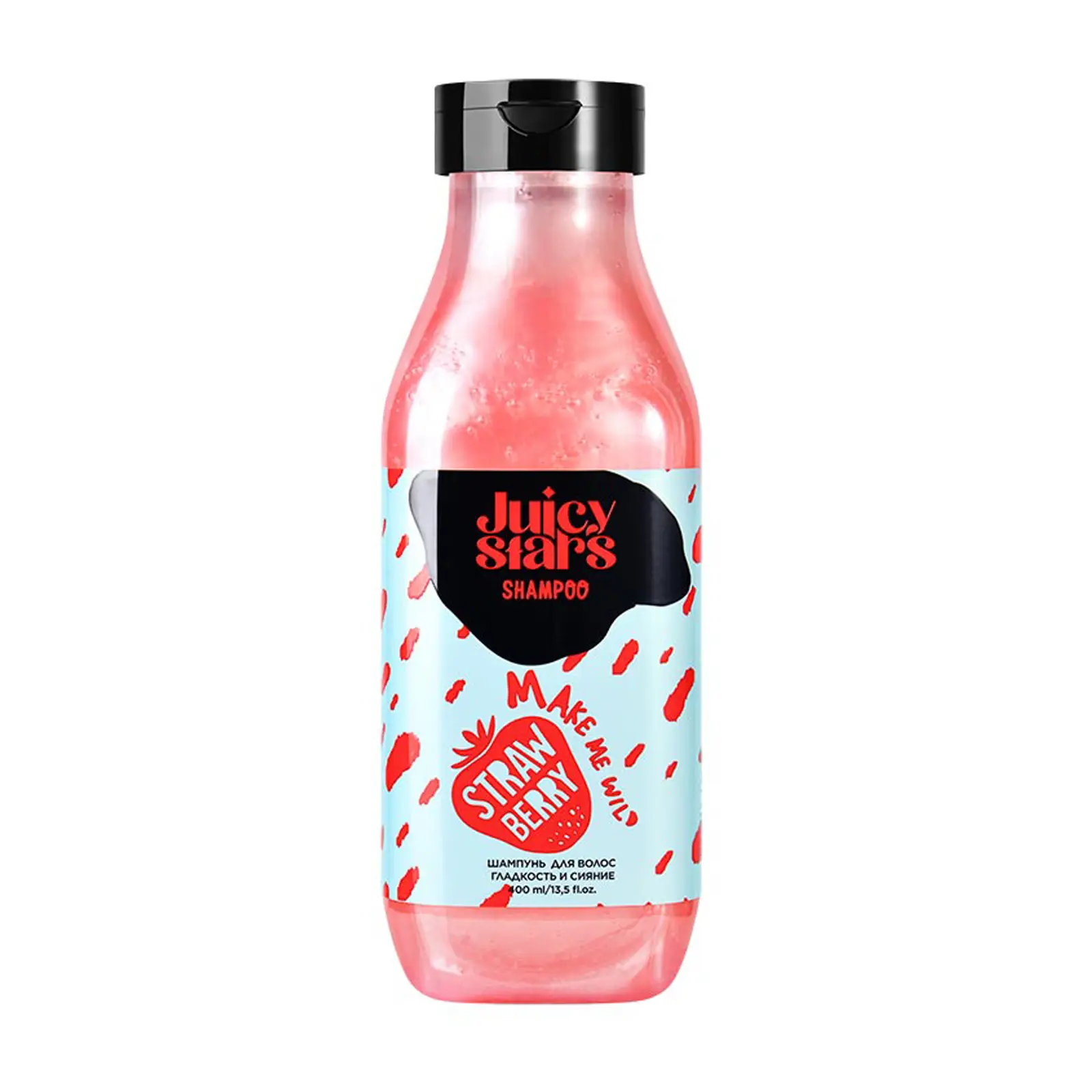 Шампунь для волос Juicy Stars гладкость и сияние Крышесносная земляника 400мл