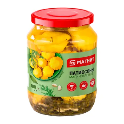 Изображение товара Патиссоны маринованные Магнит 460г