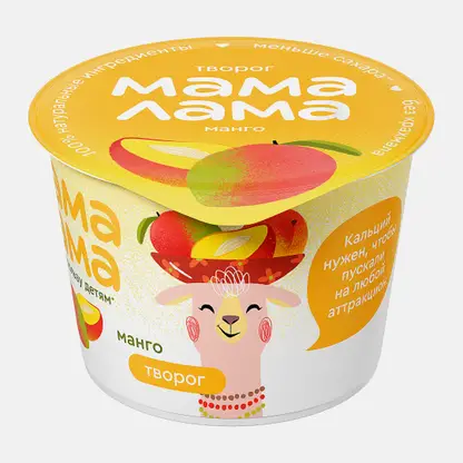 Творог детский Мама Лама с манго 3.8% 100г