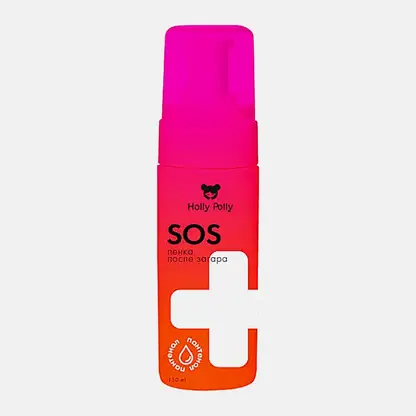 Пенка охлаждающая и увлажняющая после загара с пантенолом Holly Polly SOS 160мл