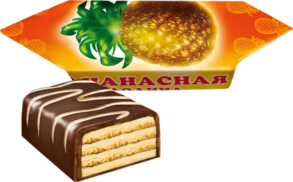 Изображение товара Конфета Ананасная долина вафельная Славянка