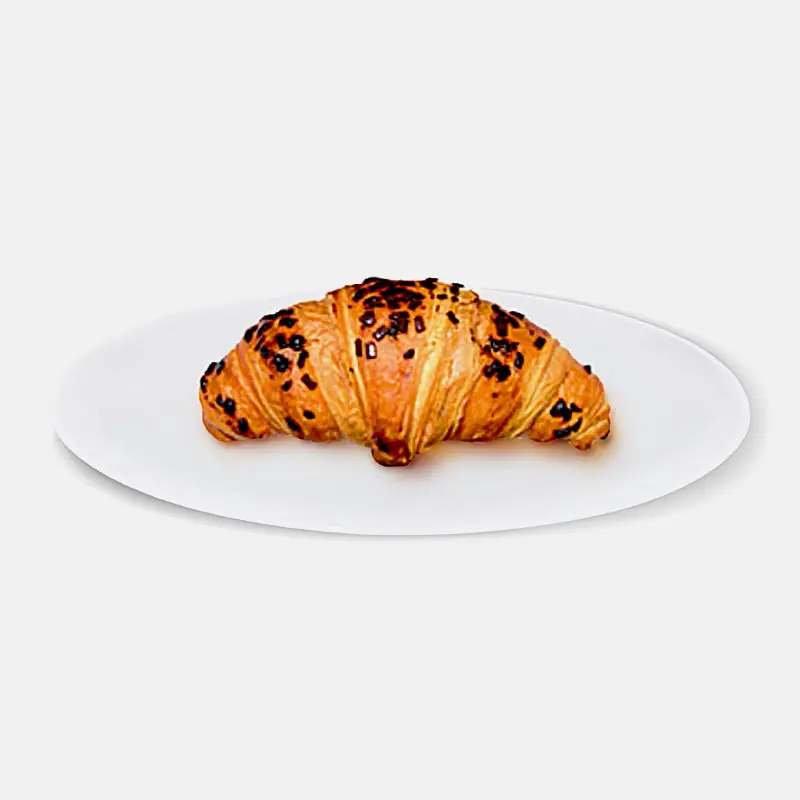 Изображение товара Круассан с шоколадно-ореховой начинкой 85г вкусный и ароматный десерт