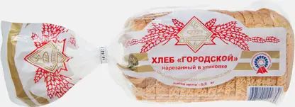 Хлеб Городской нарезанный Краснодарский хлебозавод №6 500г
